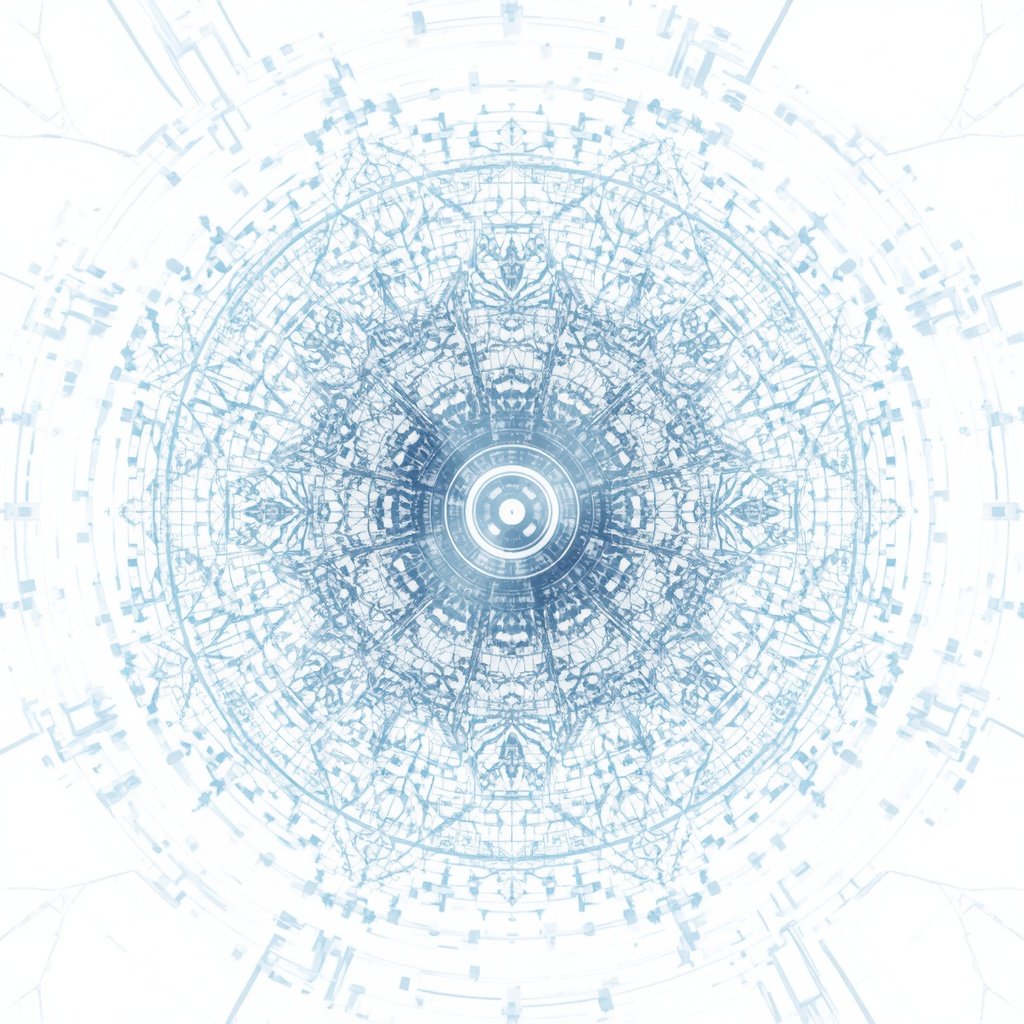 lucid origin artificial intelligence and ai agent swarms. for ai blog post. white blueish the 3
